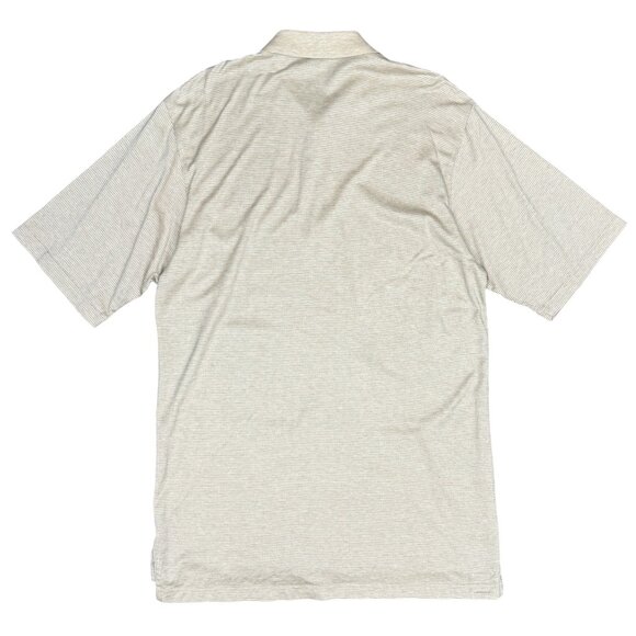 EUC Men's PETER MILLAR Double Mercerized Cotton Short Sleeve Polo | Size L - Picture 3 of 7